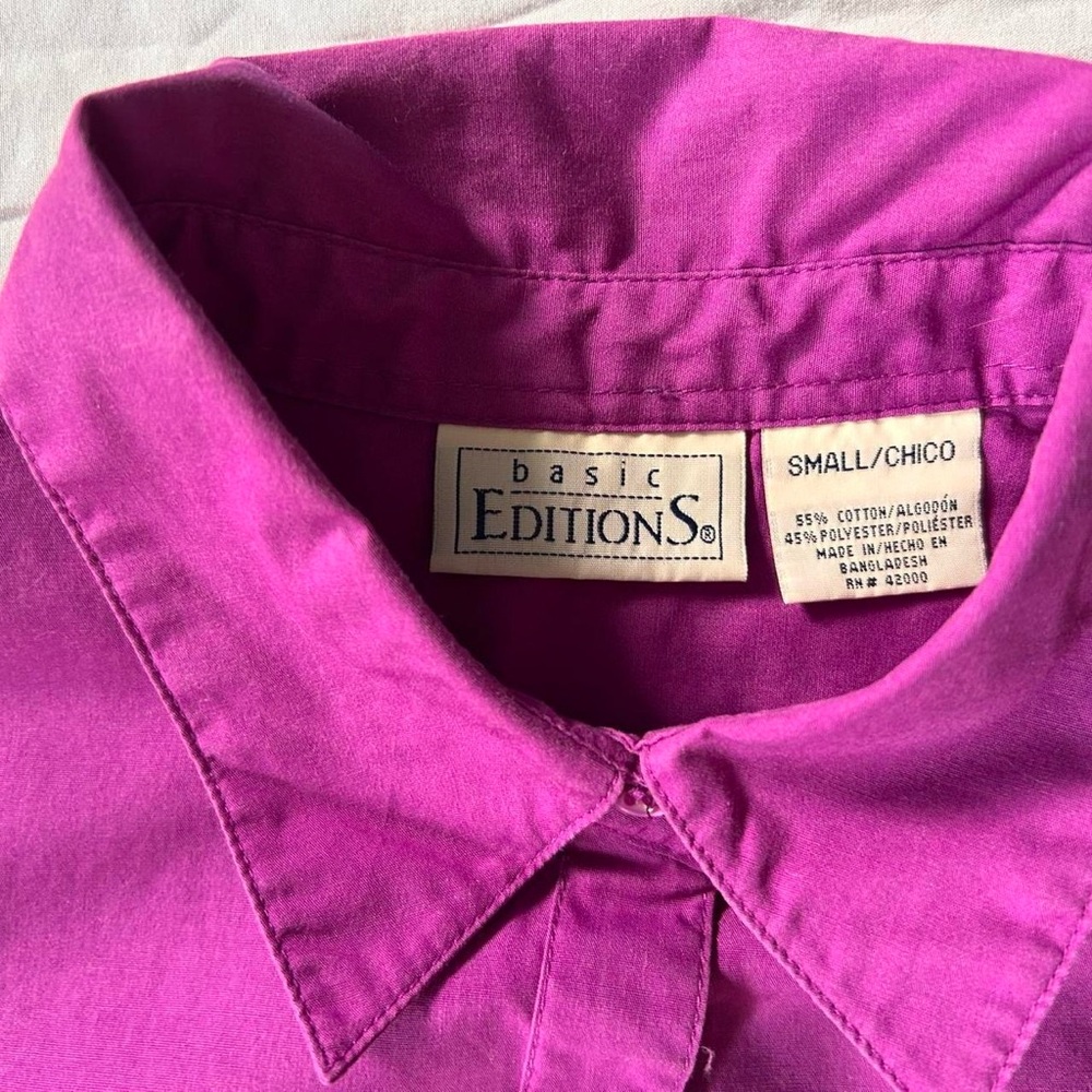 Size Small Basic Editions Blouse - image 3